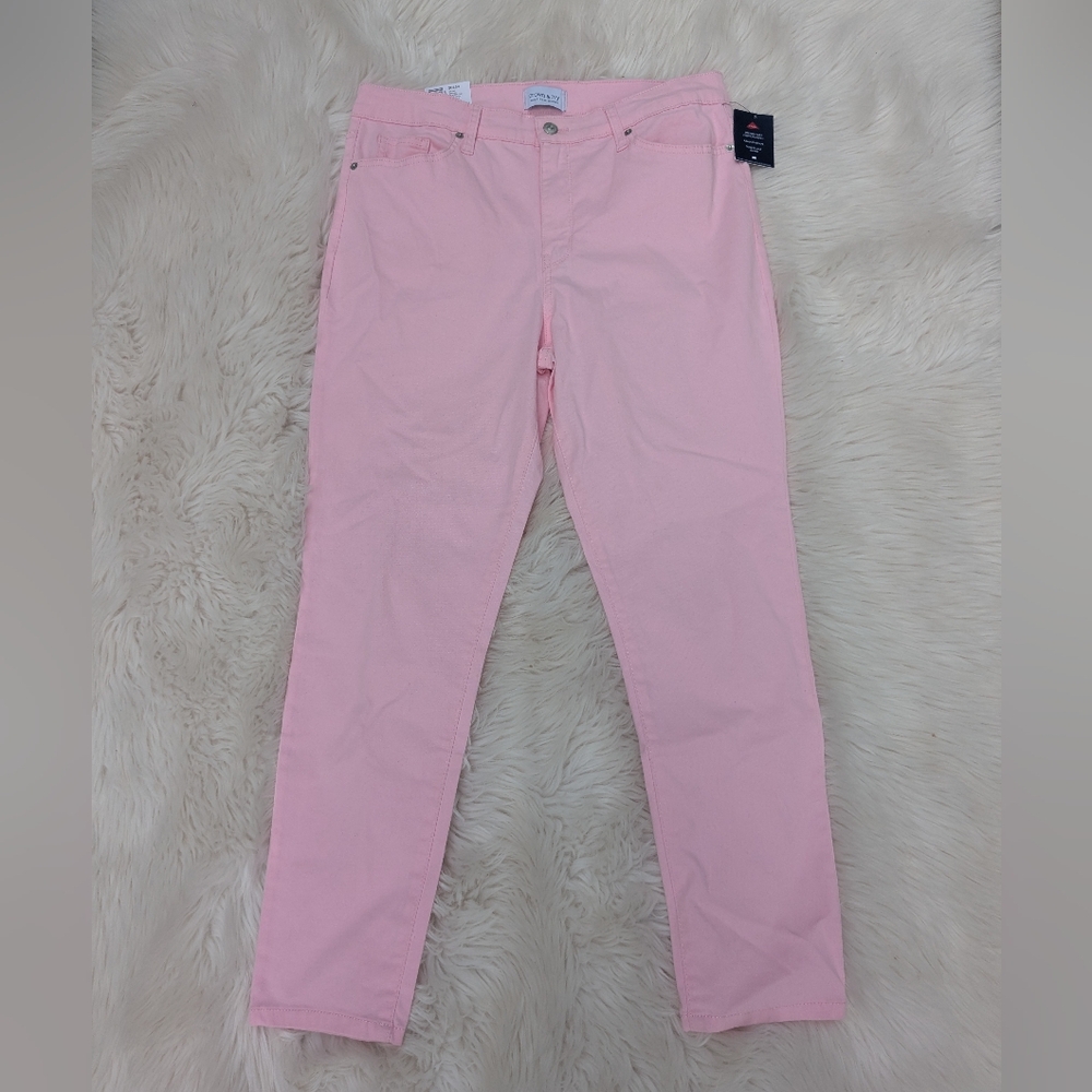 crown & ivy Pink Skinny Pants